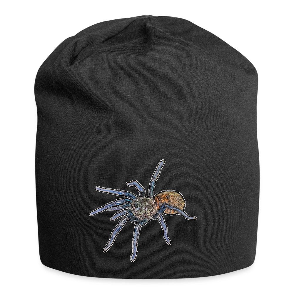 Jersey-Beanie Chromatopelma cyaneopubescens - Schwarz