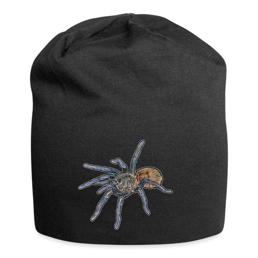 Jersey-Beanie Chromatopelma cyaneopubescens - Schwarz