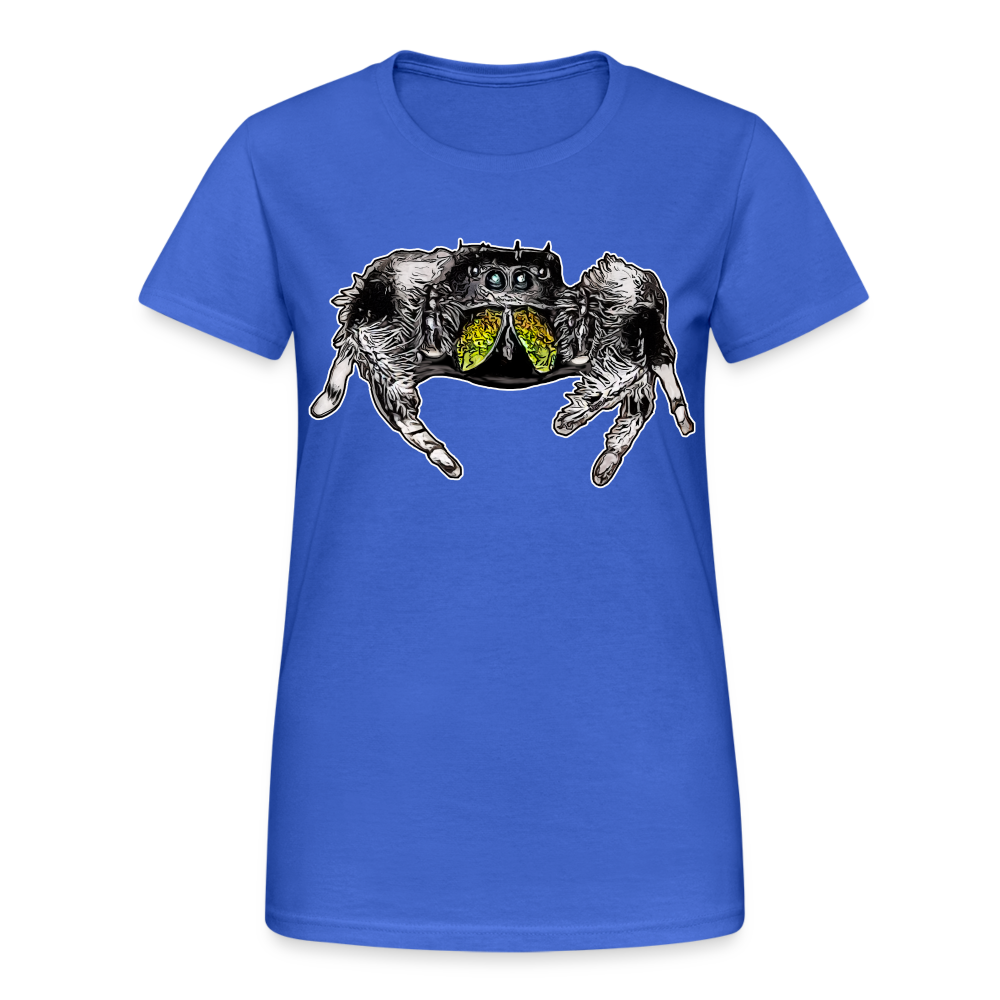 Frauen Gildan Heavy T-Shirt Phidippus regius Rastafari male - Königsblau