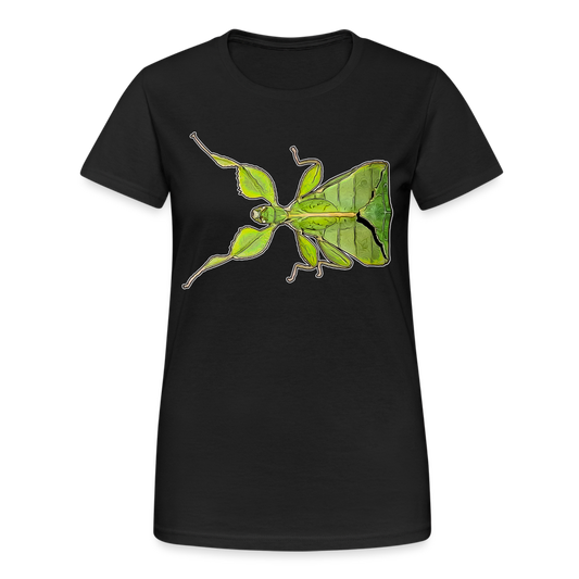 Frauen Gildan Heavy T-Shirt Phyllium philippinicum female - Schwarz