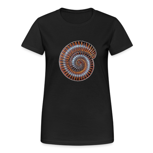 Frauen Gildan Heavy T-Shirt Archispirostreptus gigas - Schwarz