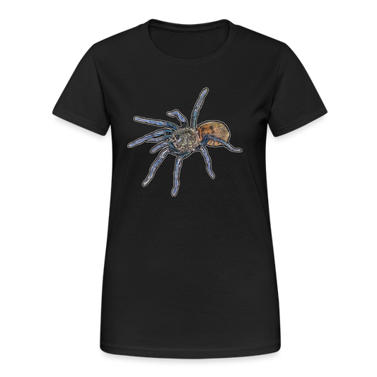 Frauen Gildan Heavy T-Shirt Chromatopelma cyaneopubescens - Schwarz