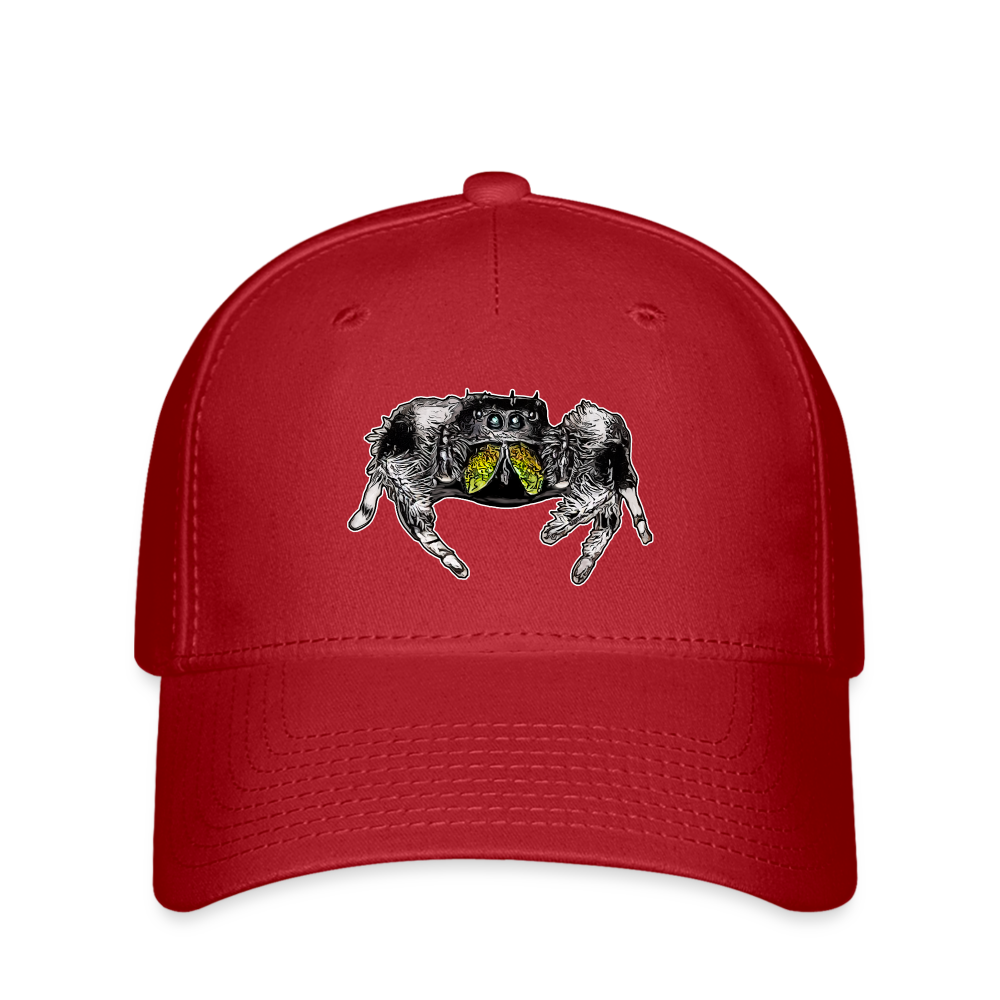 Flexfit Cap Phidippus regius Rastafari male - Rot