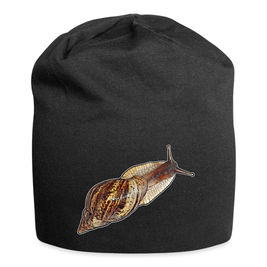 Jersey-Beanie Achatina reticulata wildfarben - Schwarz