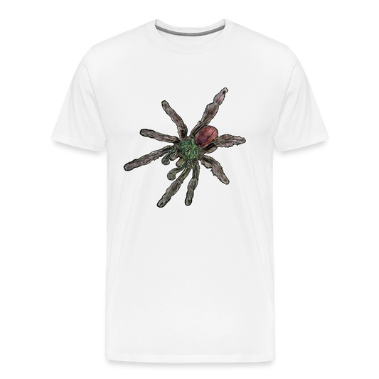 Männer Basic T-Shirt Caribena versicolor - weiß