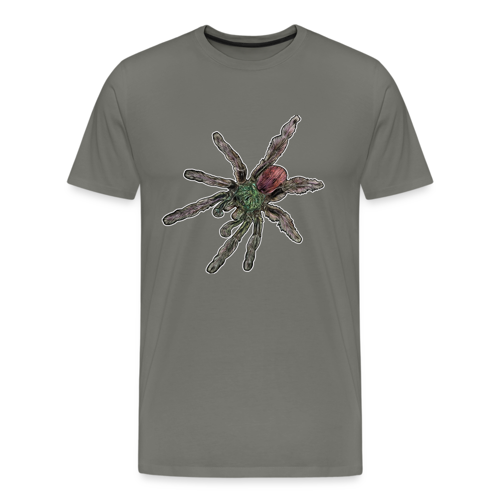 Männer Basic T-Shirt Caribena versicolor - Asphalt
