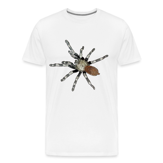 Männer Basic T-Shirt Nhandu chromatus - weiß