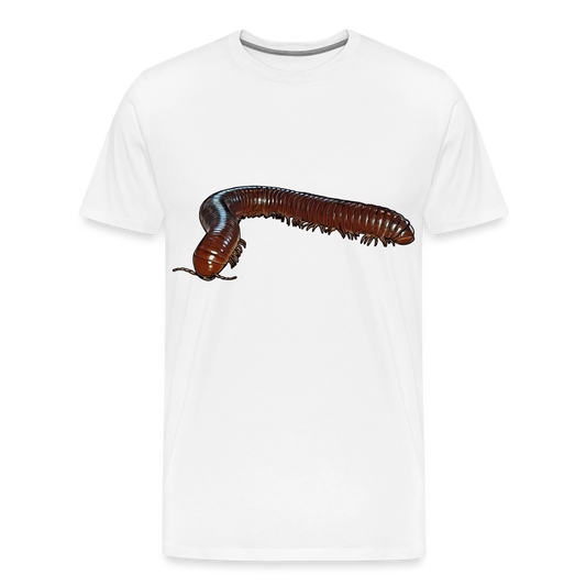 Männer Basic T-Shirt Ophistreptus guineensis - weiß