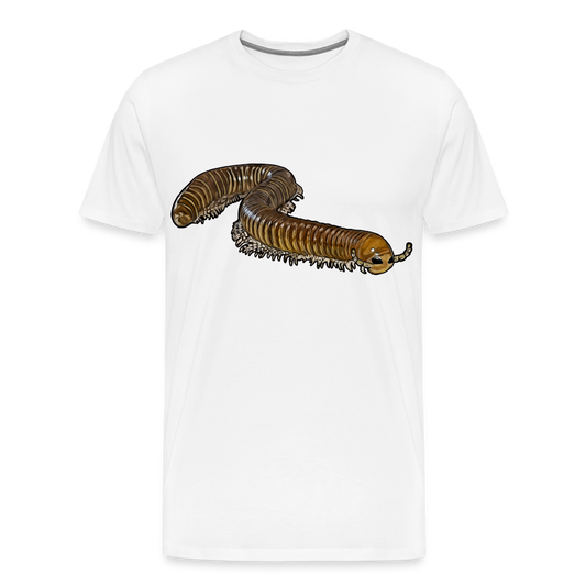 Männer Basic T-Shirt Telodeinopus aoutii - weiß