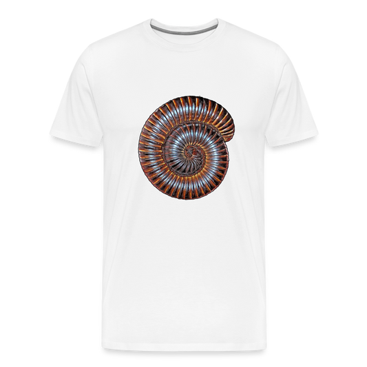 Männer Basic T-Shirt Archispirostreptus gigas - weiß