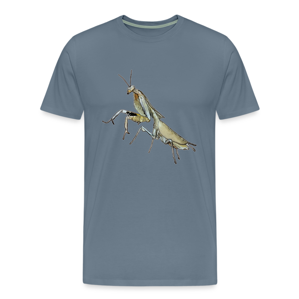 Männer Basic T-Shirt Deroplatys truncata female - Blaugrau