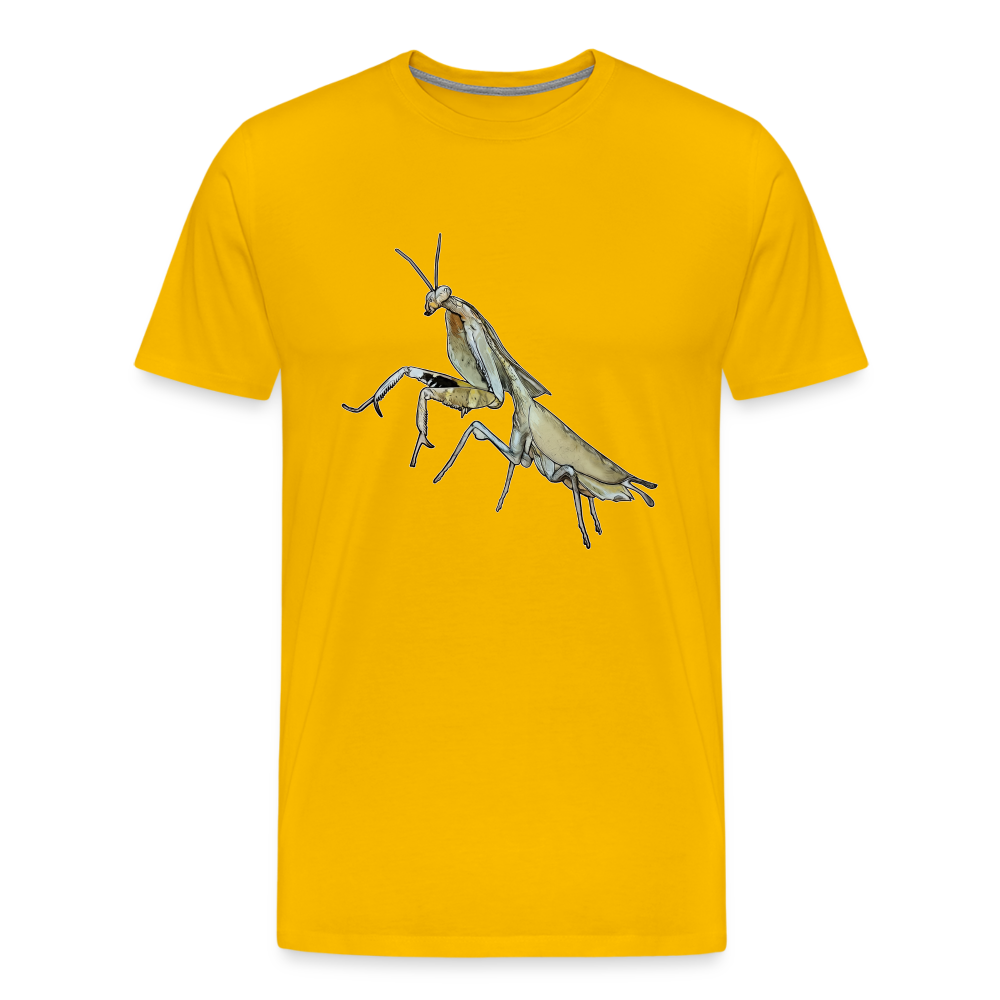 Männer Basic T-Shirt Deroplatys truncata female - Sonnengelb