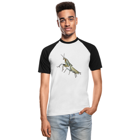 Männer Baseball T-Shirt Deroplatys truncata female - Weiß/Schwarz