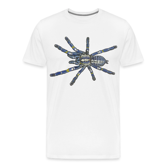 Männer Basic T-Shirt Poecilotheria metallica - weiß
