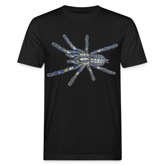 Männer Bio-T-Shirt Poecilotheria metallica - Schwarz