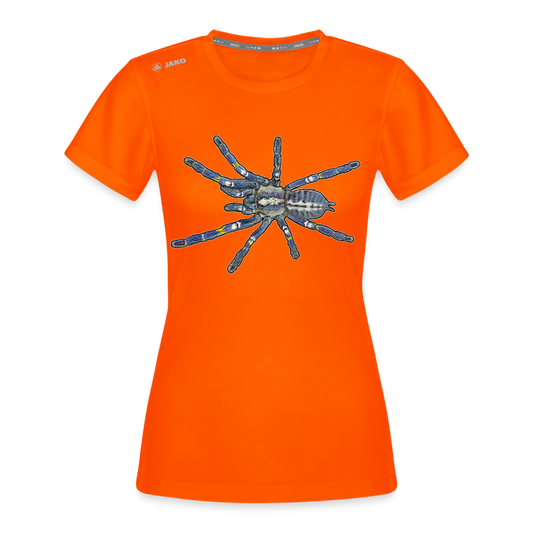 Frauen JAKO Sportswear T-Shirt Poecilotheria metallica - Neonorange