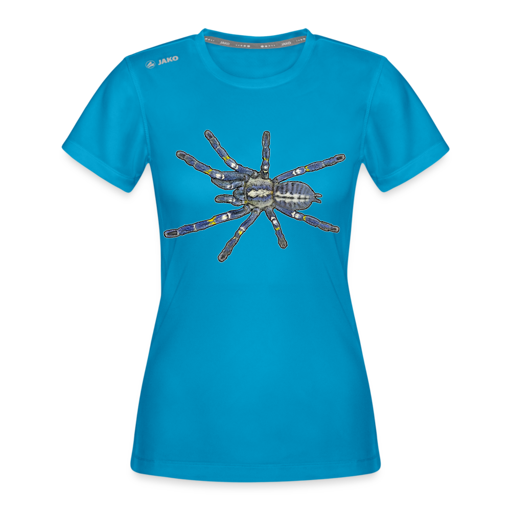 Frauen JAKO Sportswear T-Shirt Poecilotheria metallica - Saphirblau