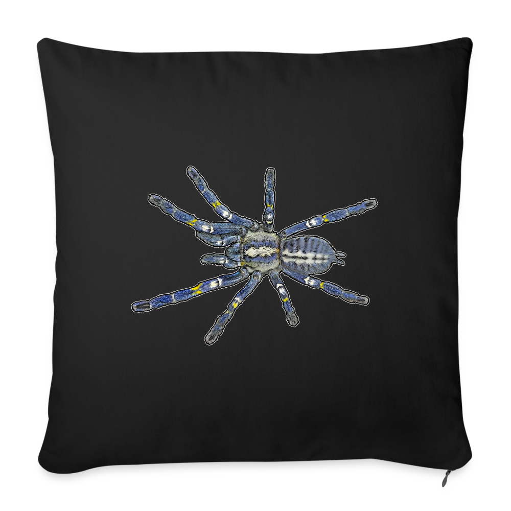 Sofakissen mit Füllung 44 x 44 cm Poecilotheria metallica - Schwarz