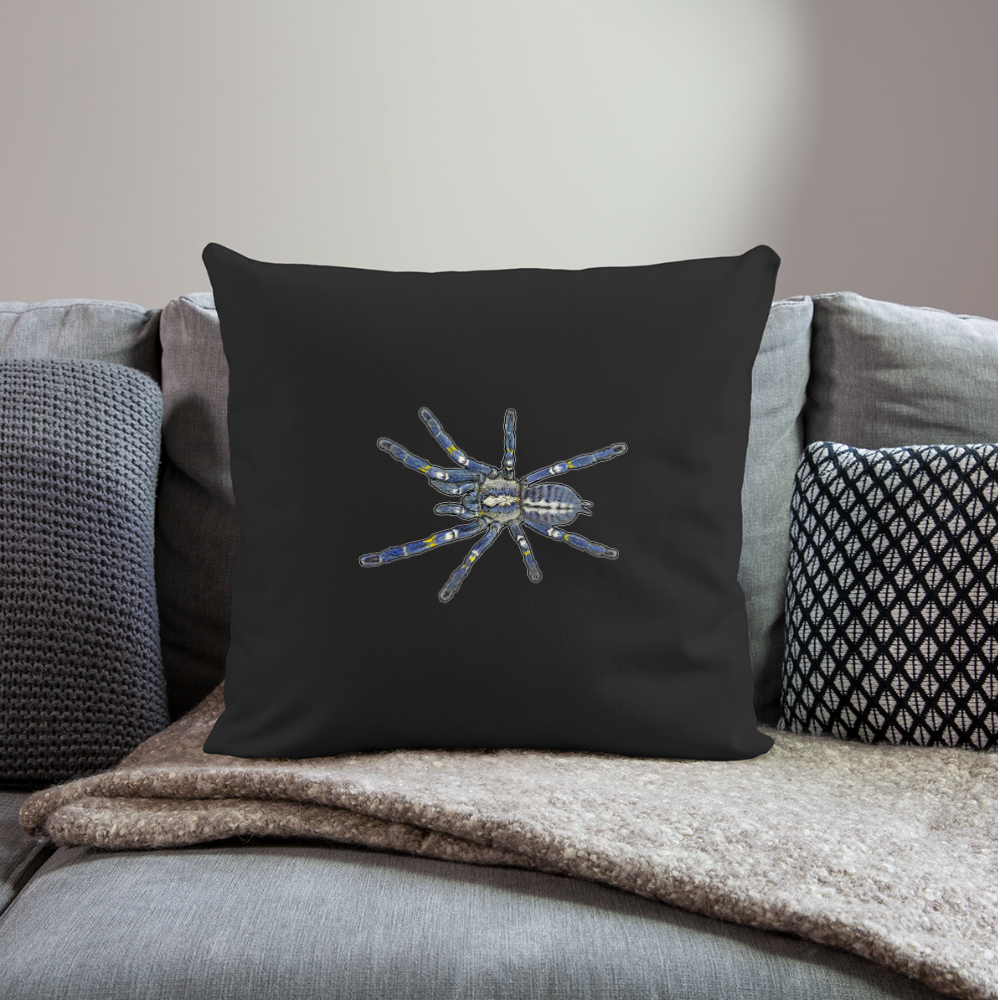 Sofakissen mit Füllung 44 x 44 cm Poecilotheria metallica - Schwarz