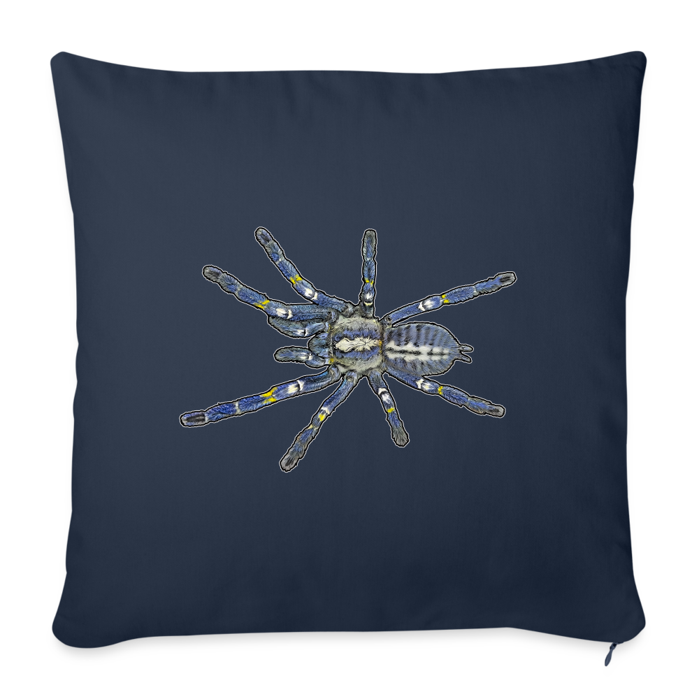 Sofakissen mit Füllung 44 x 44 cm Poecilotheria metallica - Navy
