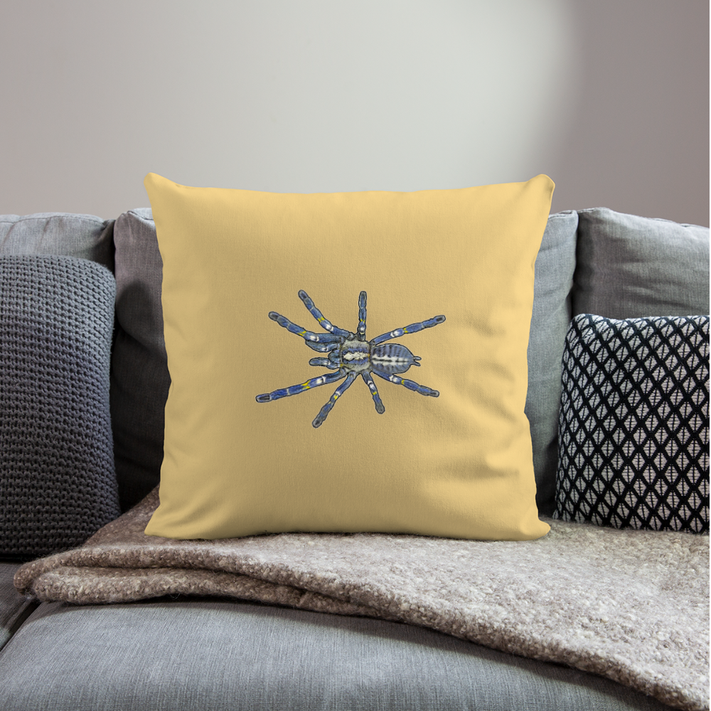 Sofakissen mit Füllung 44 x 44 cm Poecilotheria metallica - Hellgelb