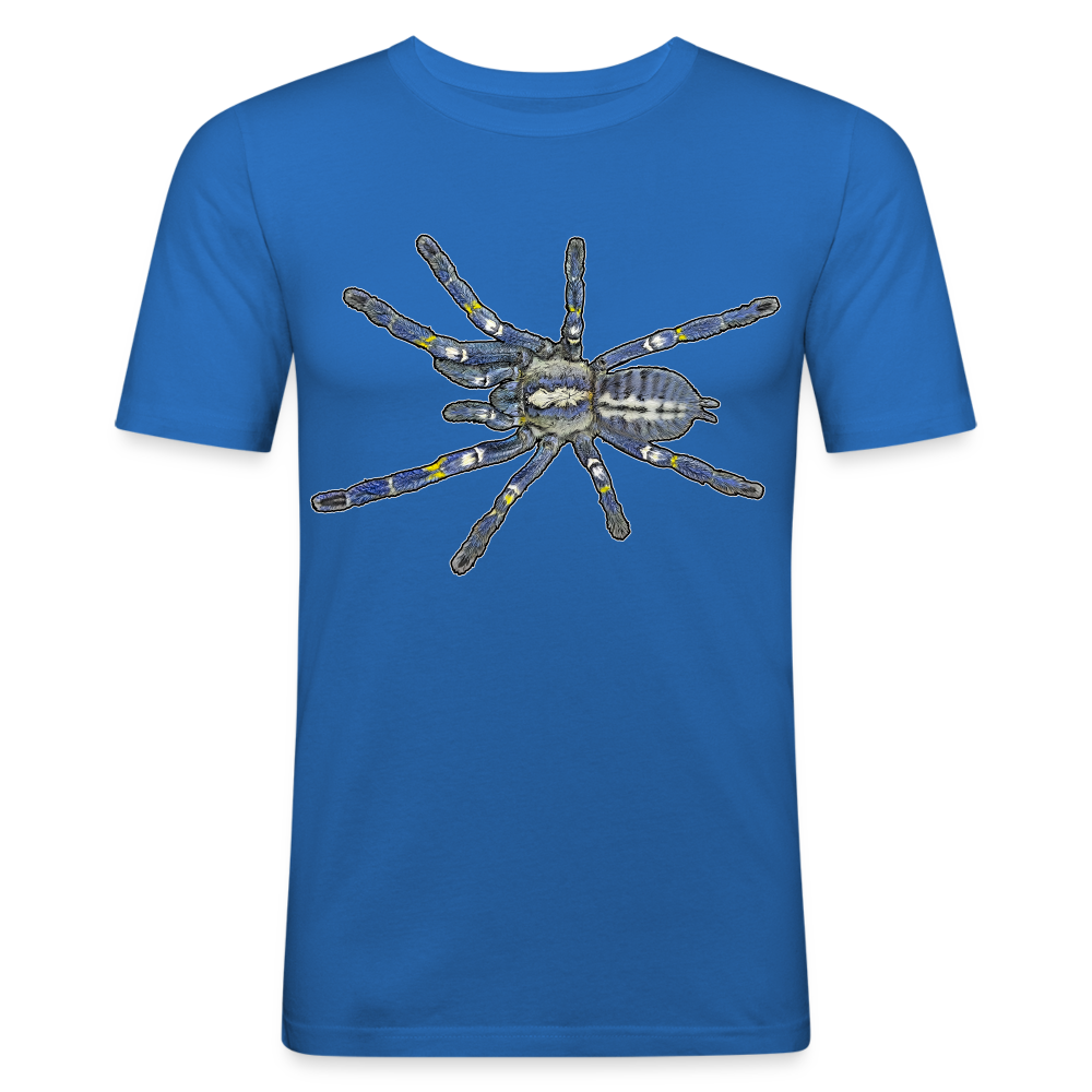 Männer Slim Fit T-Shirt Poecilotheria metallica - Königsblau