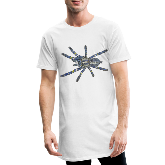 Männer Urban Longshirt Poecilotheria metallica - weiß