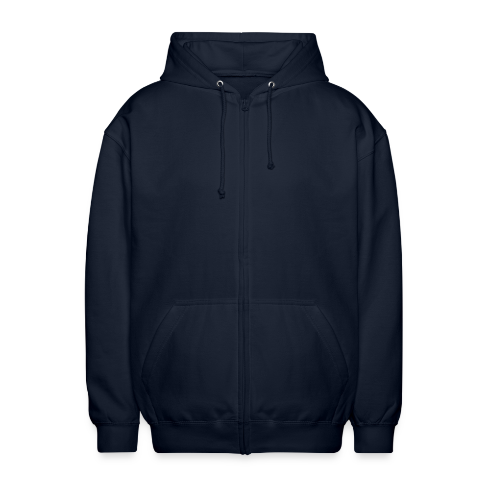 Unisex Zip-Hoodie Poecilotheria metallica - Navy
