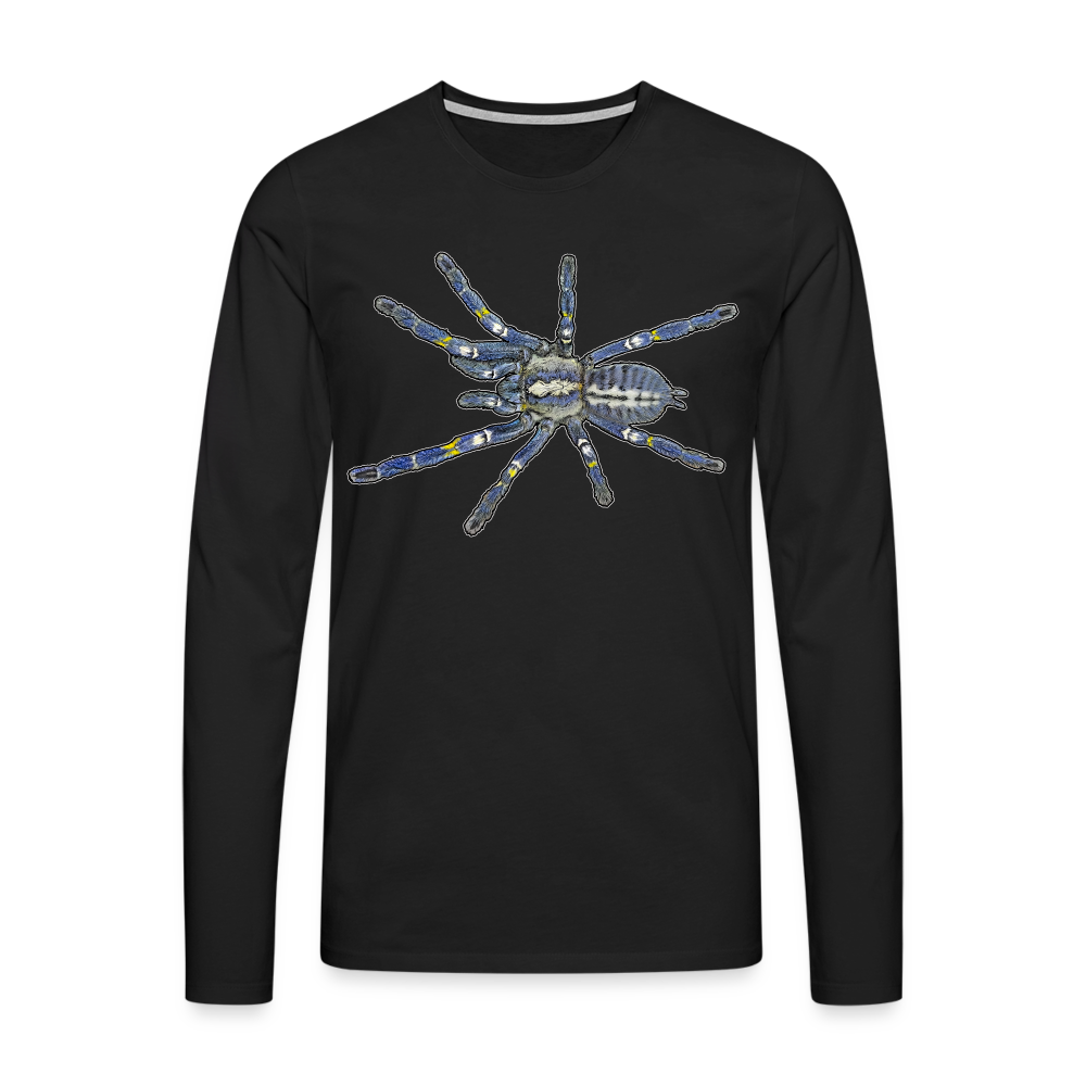 Männer Longsleeve Poecilotheria metallica - Schwarz