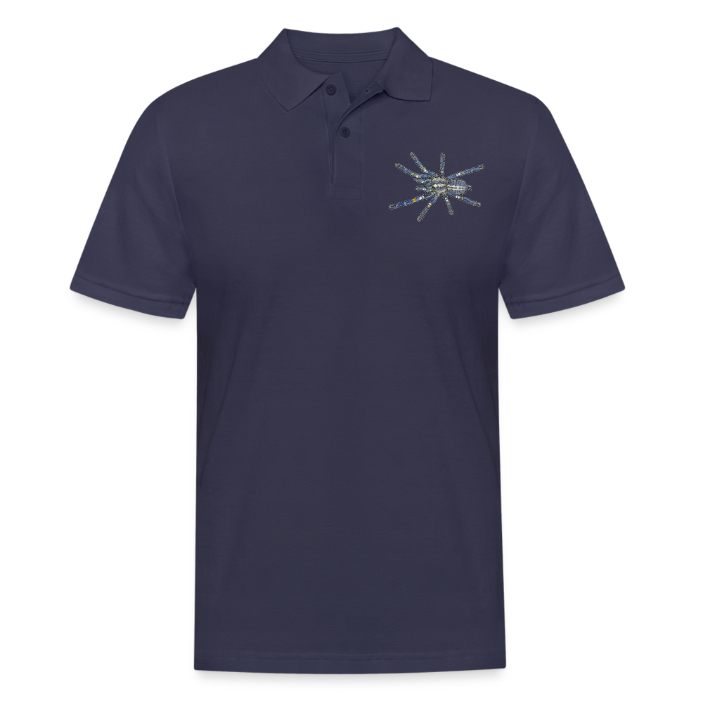Männer Poloshirt Poecilotheria metallica - Navy