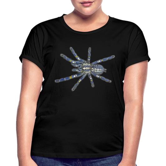 Frauen Oversized T-Shirt Poecilotheria metallica - Schwarz