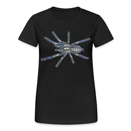 Frauen Gildan Heavy T-Shirt Poecilotheria metallica - Schwarz