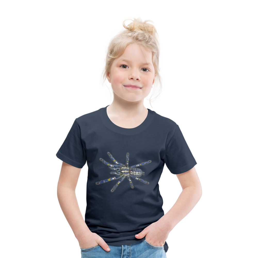 Kinder Basic T-Shirt Poecilotheria metallica - Navy