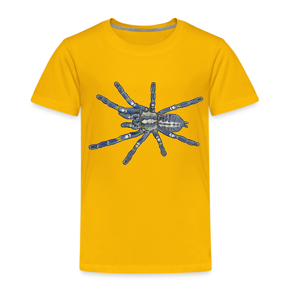 Kinder Basic T-Shirt Poecilotheria metallica - Sonnengelb