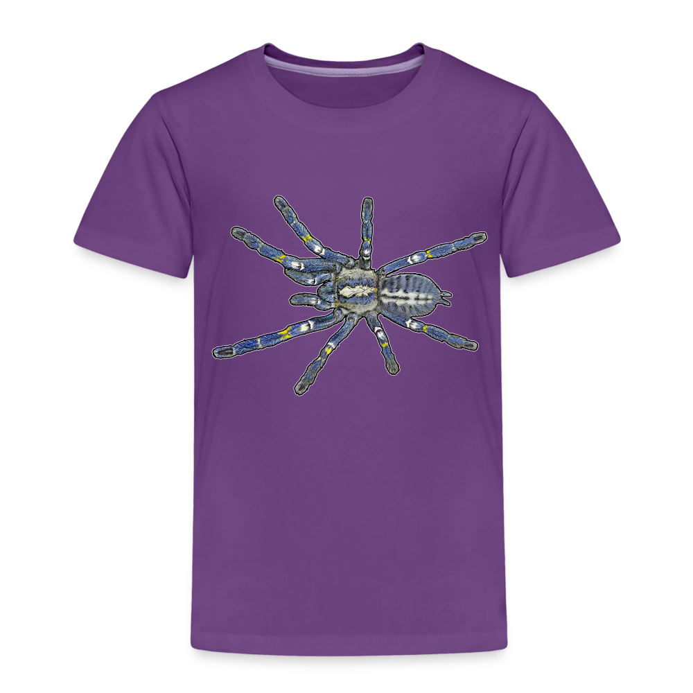 Kinder Basic T-Shirt Poecilotheria metallica - Lila