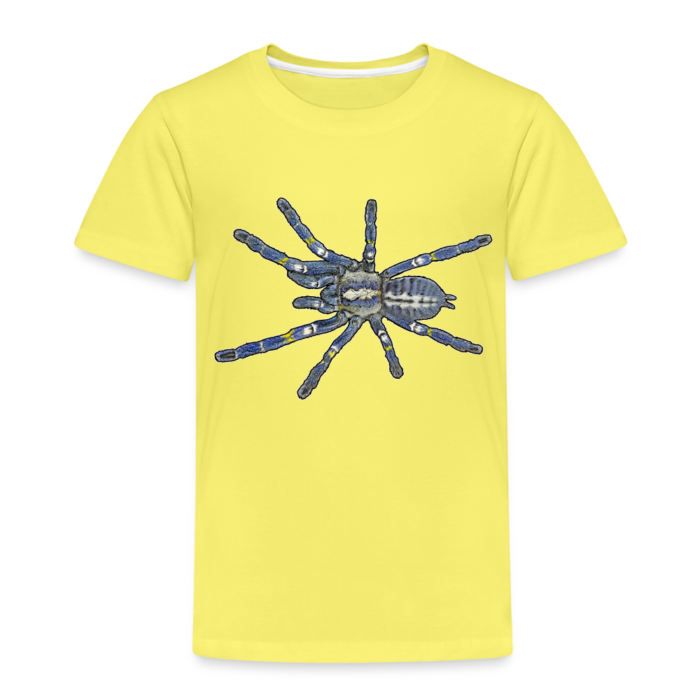Kinder Basic T-Shirt Poecilotheria metallica - Gelb