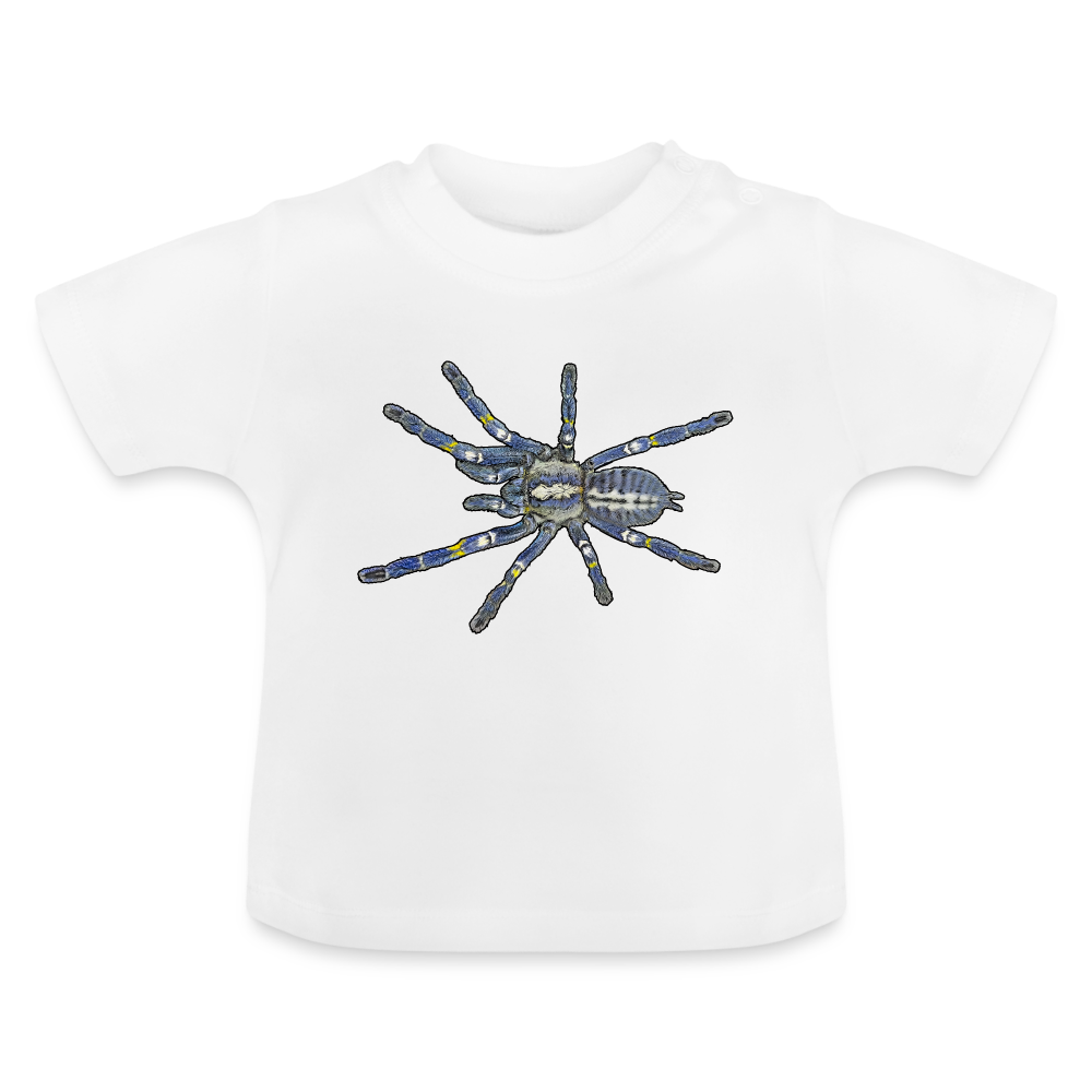 Baby T-Shirt Poecilotheria metallica - weiß