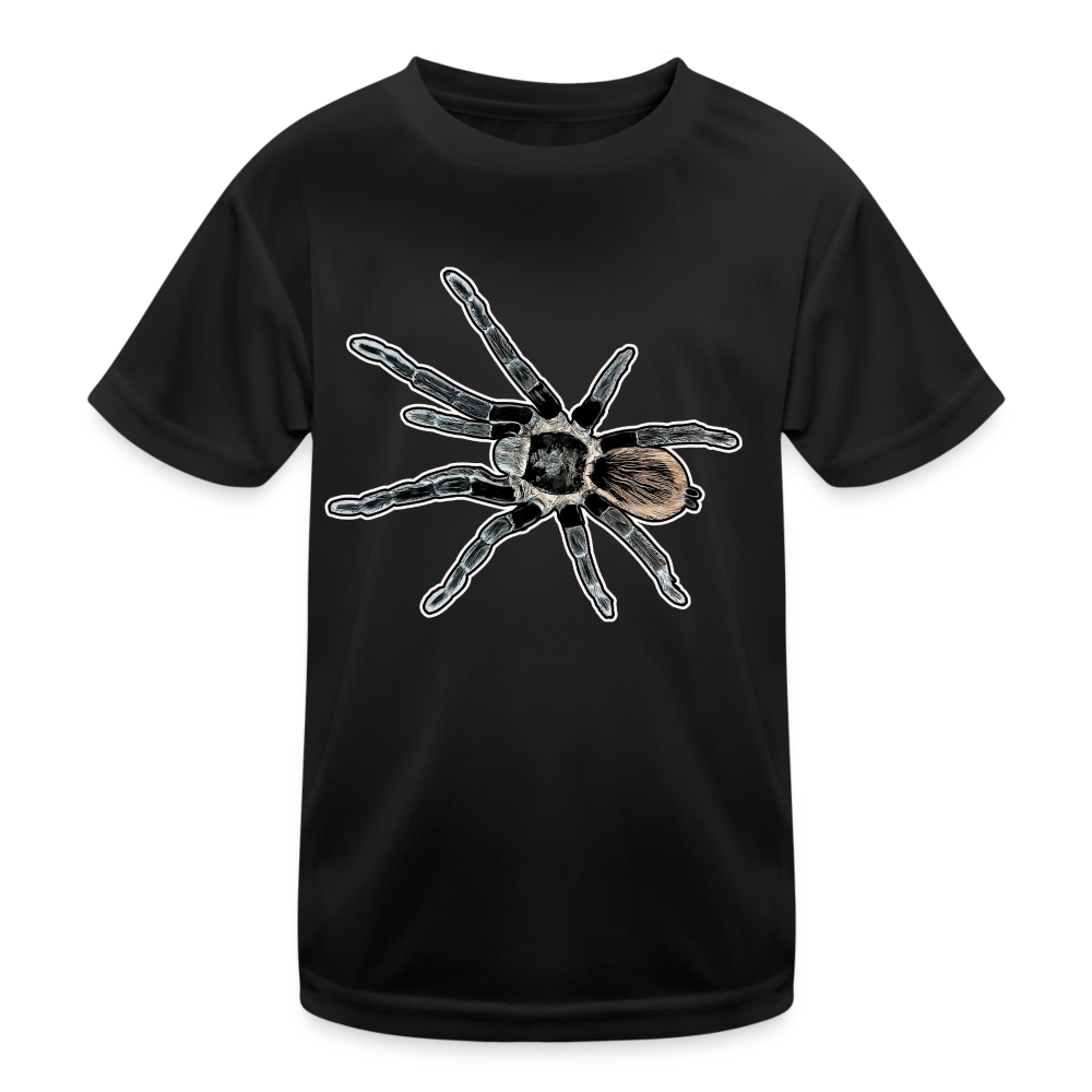Kinder Funktions-T-Shirt Tliltocatl vagans - Schwarz