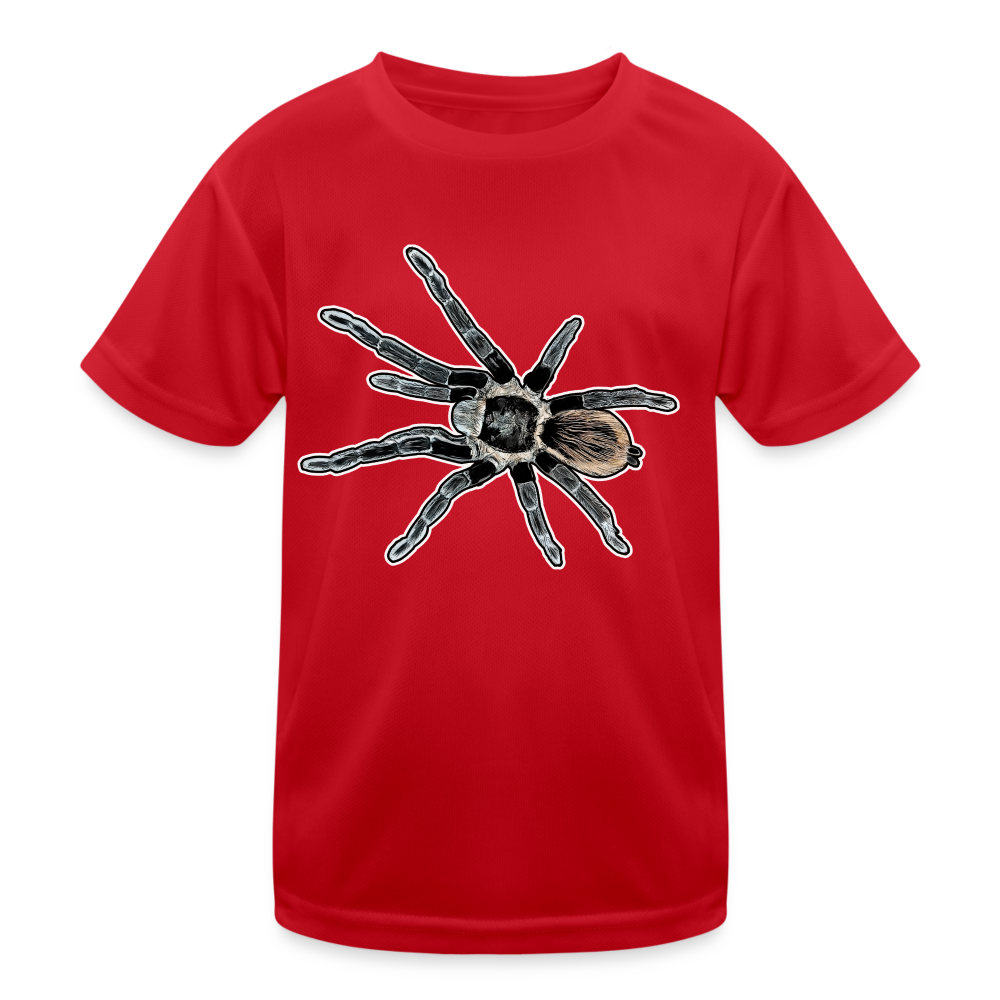 Kinder Funktions-T-Shirt Tliltocatl vagans - Rot