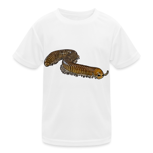 Kinder Funktions-T-Shirt Telodeinopus aoutii - weiß