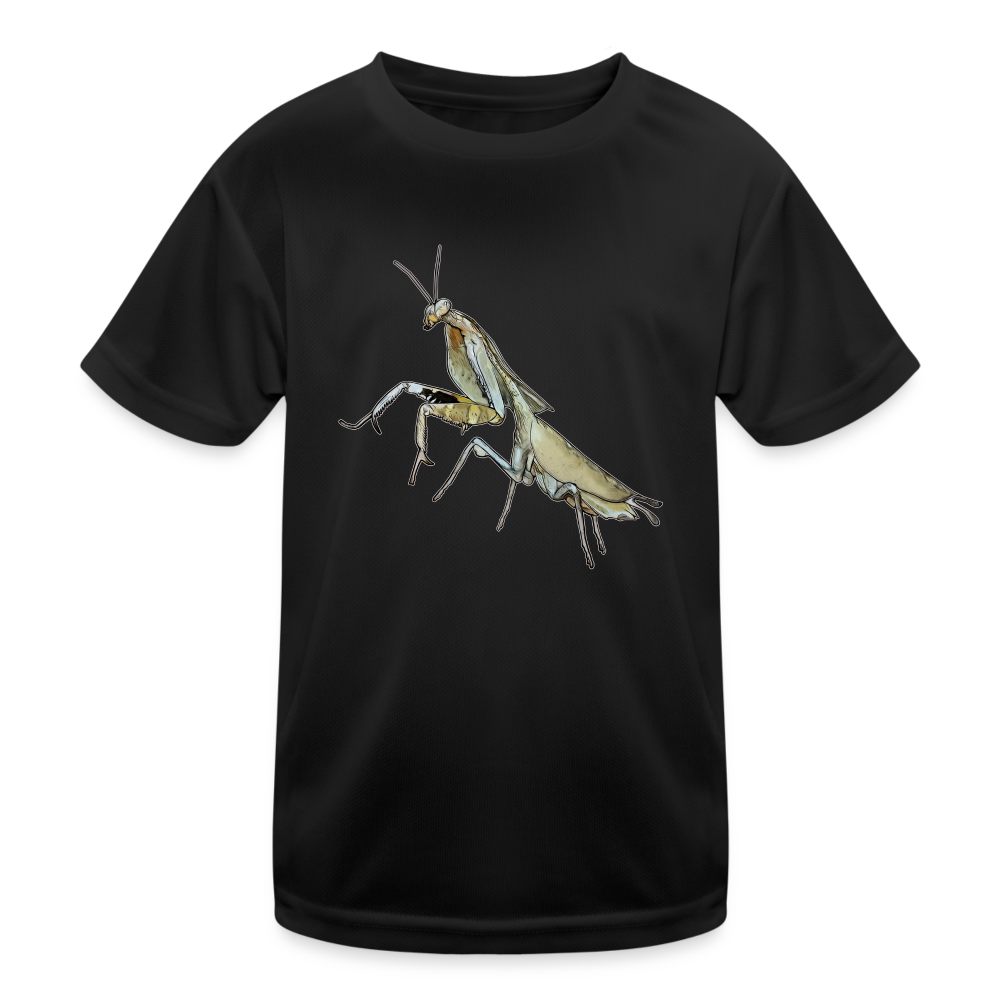 Kinder Funktions-T-Shirt Deroplatys truncata female - Schwarz