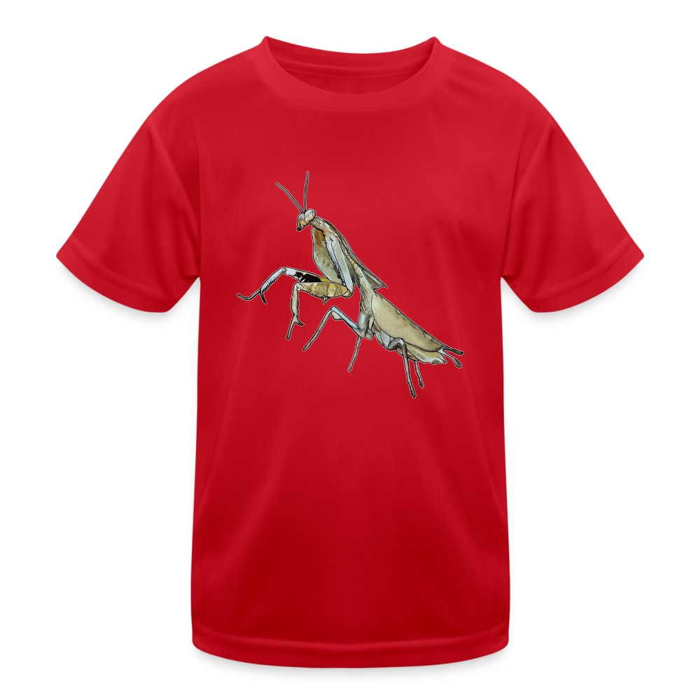 Kinder Funktions-T-Shirt Deroplatys truncata female - Rot