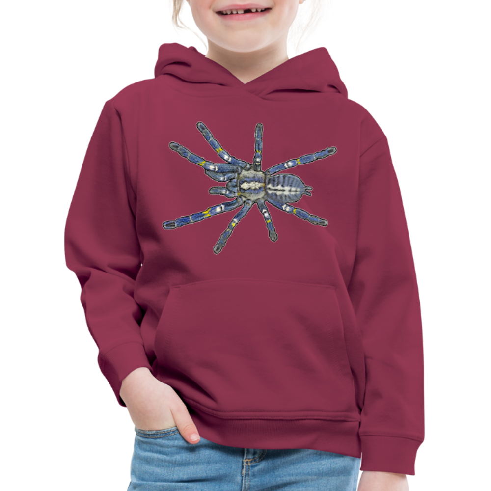 Kinder Hoodie Poecilotheria metallica - Bordeaux