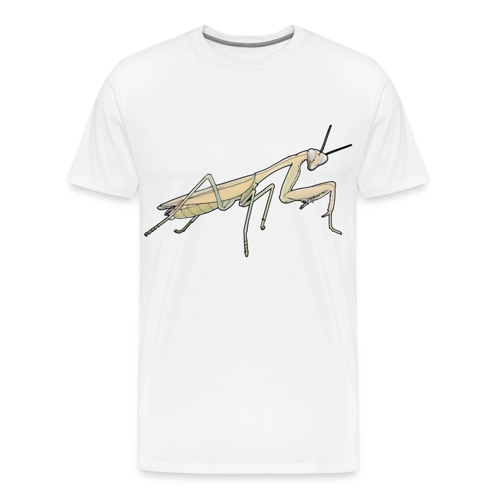 Männer Basic T-Shirt Hierodula membranacea female - weiß