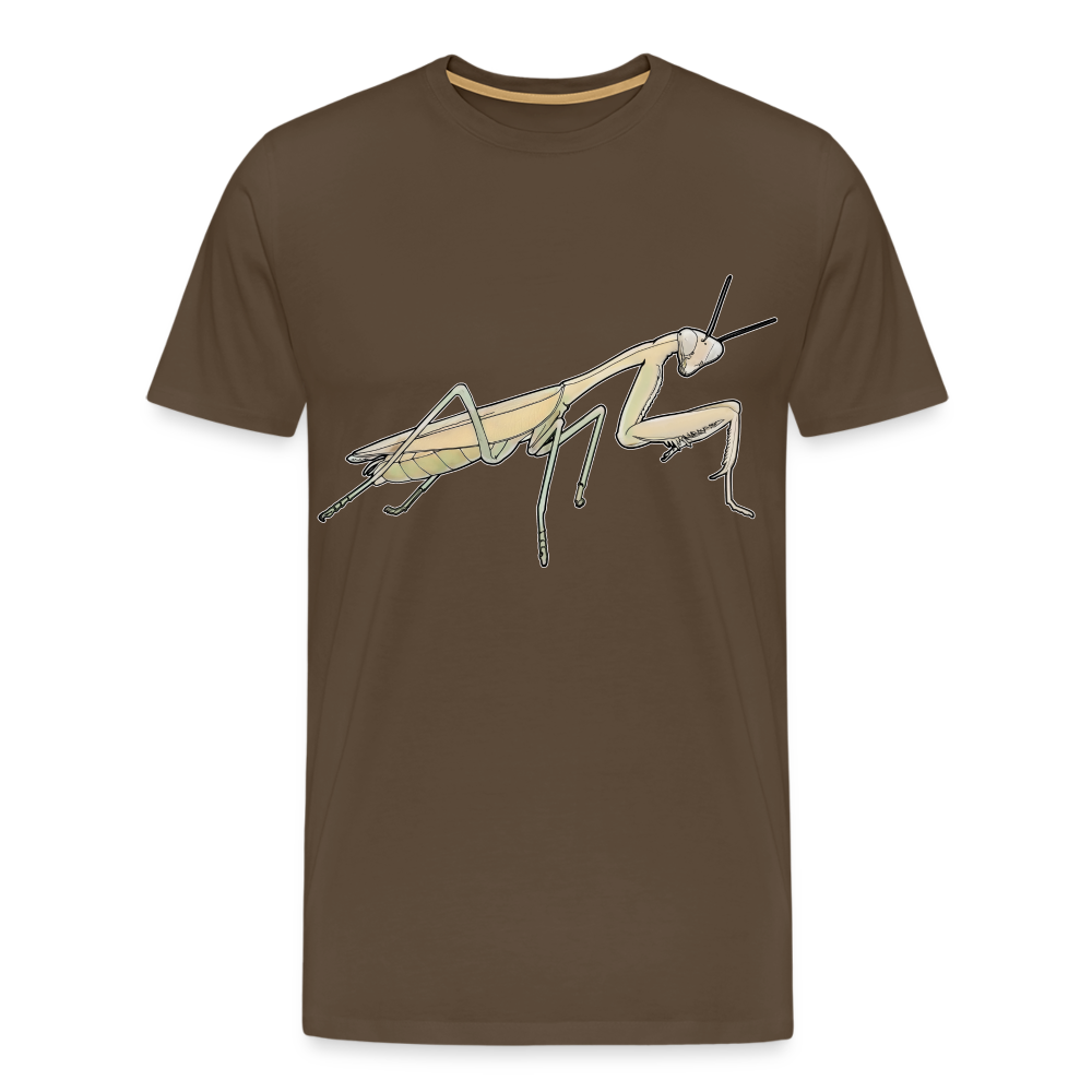 Männer Basic T-Shirt Hierodula membranacea female - Edelbraun
