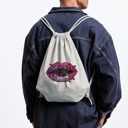 Gym Bag Stanley & Stella Tarantula Lips - Grau meliert