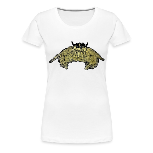 Frauen Basic T-Shirt Hyllus diardi - weiß