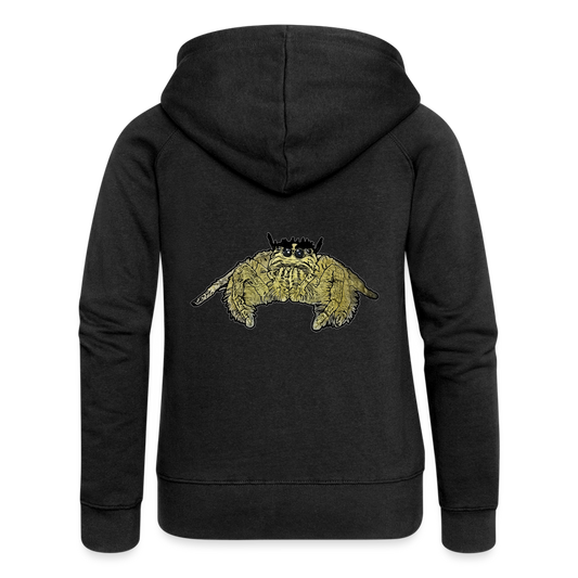 Frauen Zip-Hoodie Hyllus diardi - Schwarz