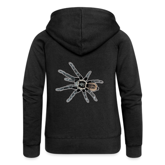 Frauen Zip-Hoodie Tliltocatl vagans - Schwarz