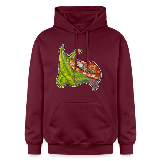 Unisex Gildan Softstyle® Midweight Hoodie Pantherophis guttatus Lava - Maroon